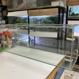 Acuario de vidrio 100x40x30 120 Litros