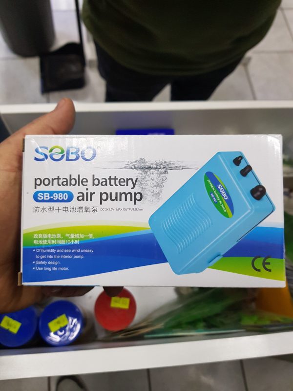Bomba de oxigeno a pila