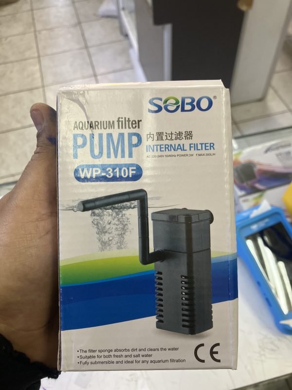 Sobo Filtro Interno con flauta 300 L/H 3w