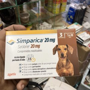 Simpirica 20 MG X 3 Tabletas (5 KG - 10 KG)