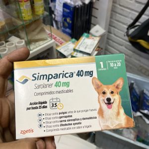 Simparica 40 MG X 1 Tabletas (10 KG - 20 KG)