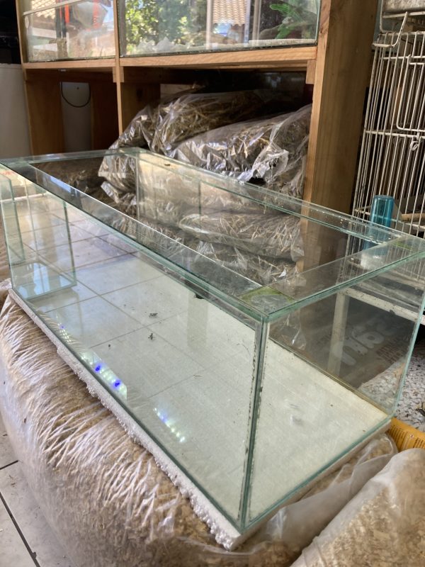 Acuario de vidrio 80x35x30 84 L