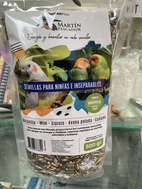 Mix Semillas Ninfas E Inseparables 500 GR