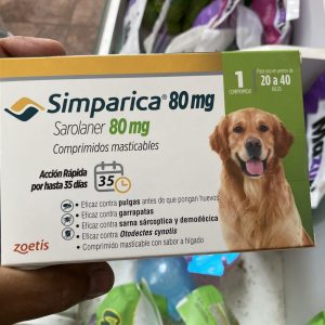 Simparica 80 MG X 1 Tableta (20 KG - 40 KG)