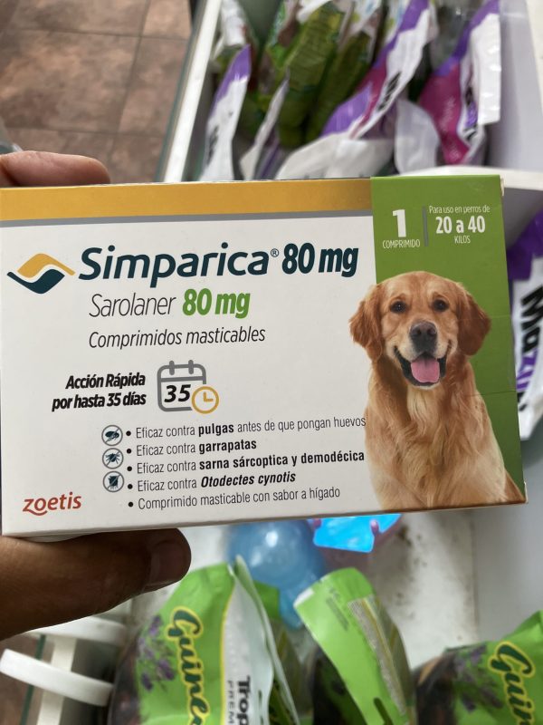 Simparica 80 MG X 1 Tableta (20 KG - 40 KG)