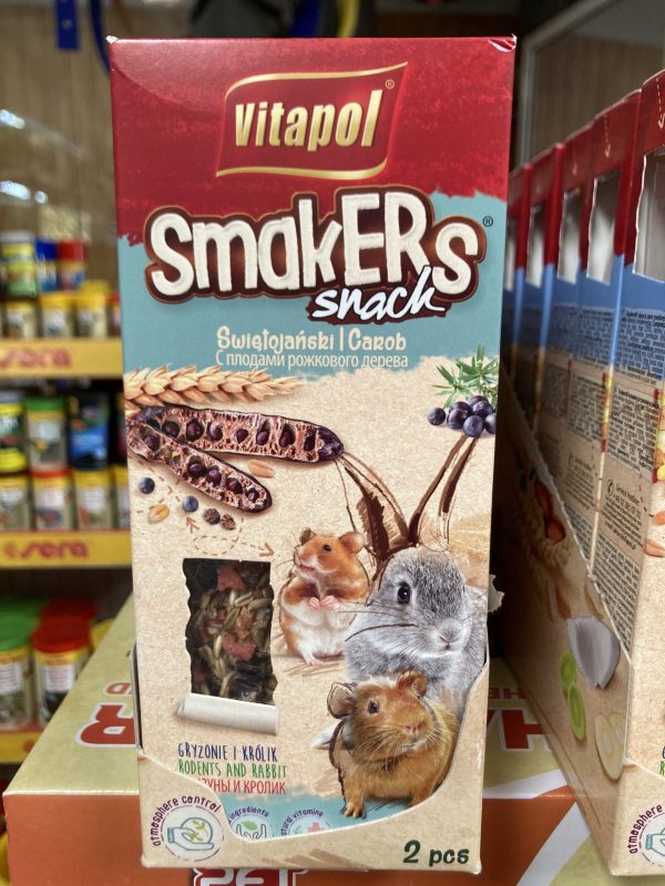 Smakers For Rodents/Rabbit Carob 90 GR