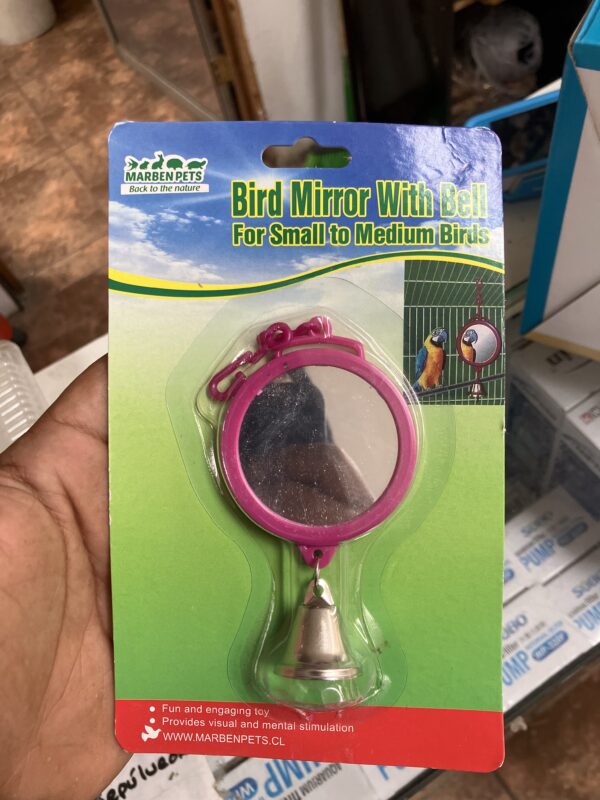 Espejo para aves