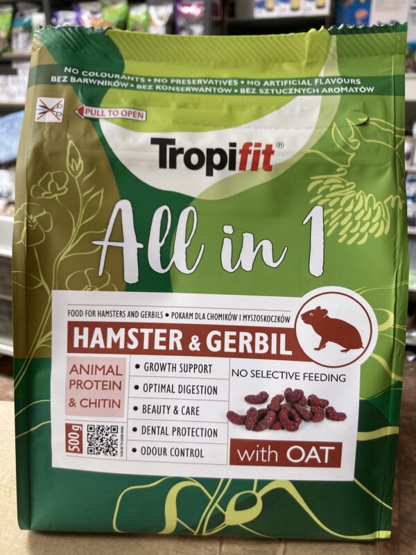Tropifit All in 1 Hamster & Gerbil 500G