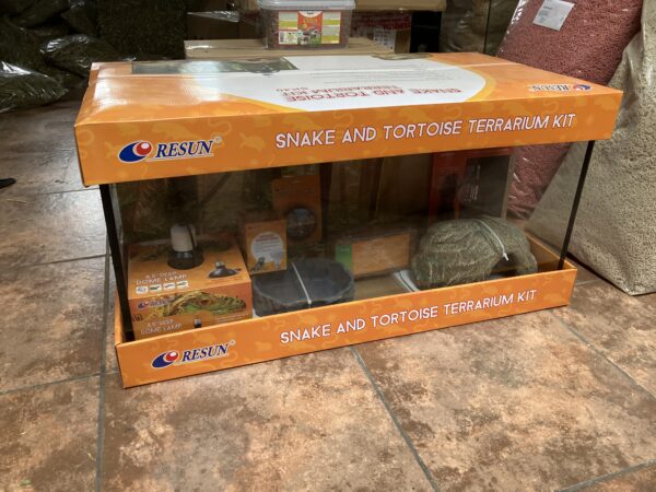 KIT Terrario De Serptiente y Tortuga 920x465x465 mm