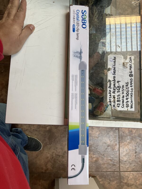 Led Crystal 9w Blanco con Azul