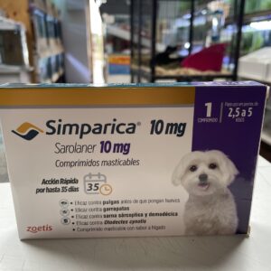 Simparica 10 mg x 1 tableta (2,5kg - 5 kg)