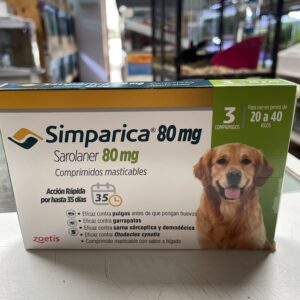 Simpirica 80mg x3 tabletas (20kg - 40kg)