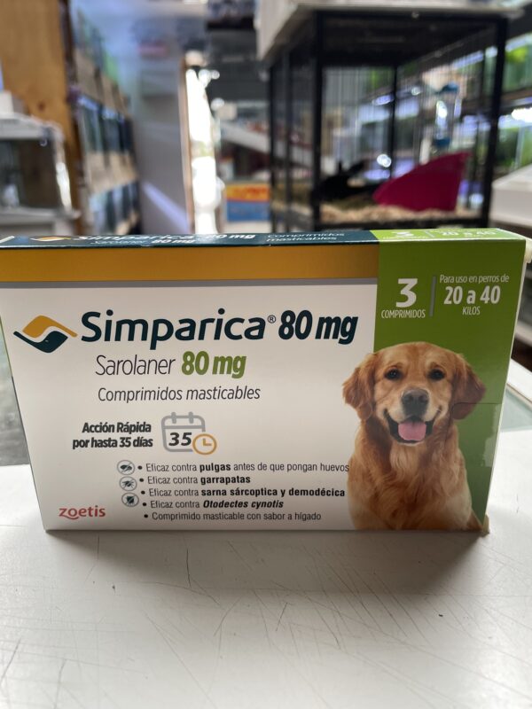 Simpirica 80mg x3 tabletas (20kg - 40kg)