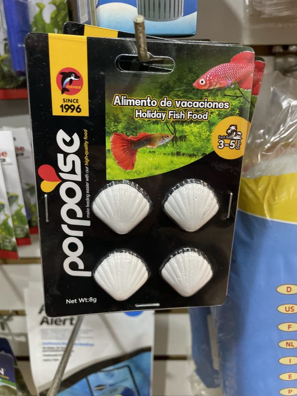 Alimento de vacaciones 3-5 dias cada uno 4pcs/8g
