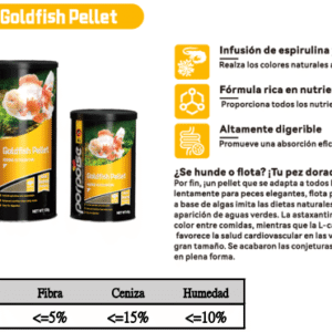 Porpoise goldfish granulado 350g/1200ml