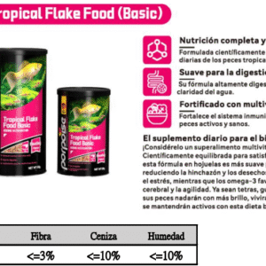 Porpoise tropical flake food basic 150g/1200ml