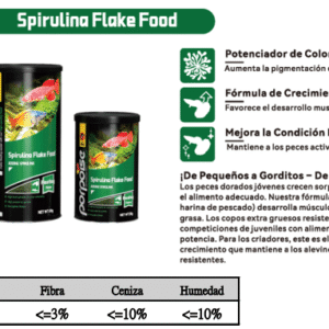 Porpoise spirulina flake food 150g/1200ml