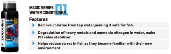 Porpoise water conditiones - acondicionador de agua 100ml
