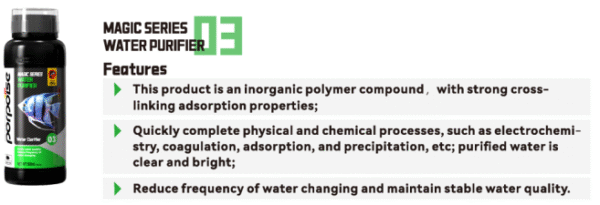 Porpoise water purifier - aclarador de agua 100ml
