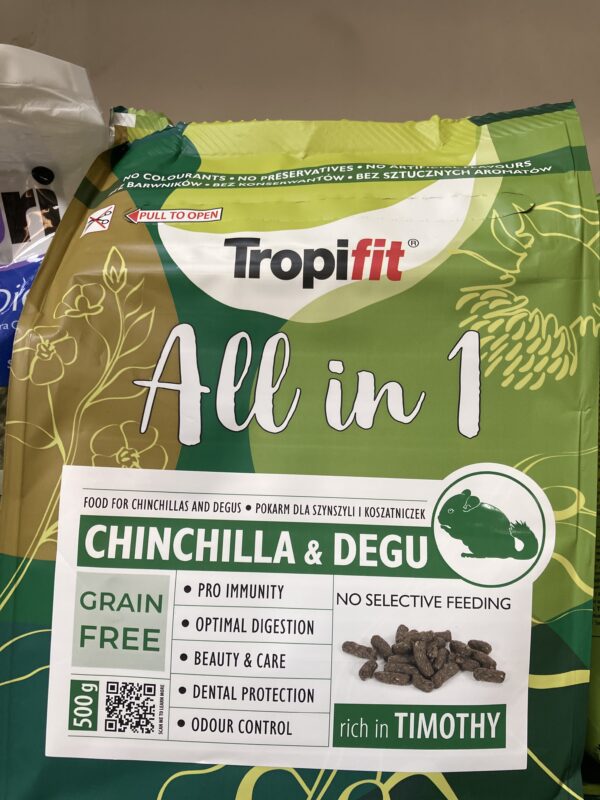 Tropifit All In Chinchilla & Degu 500G