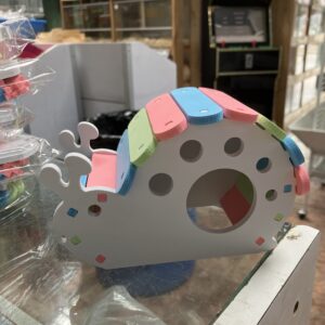 Casa hamster forma caracol 16x10x10cm