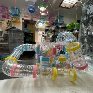 Set de bloques y tubos para hamster