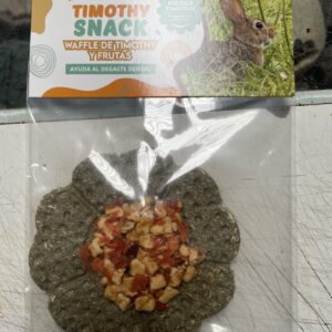 Waffle de timothy y frutas