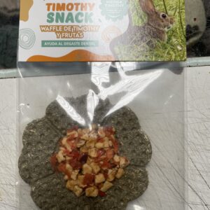 Waffle de timothy y frutas