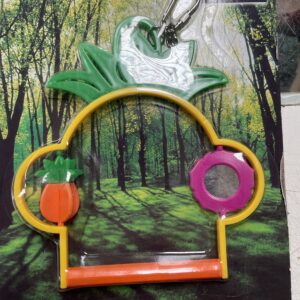 Columpio aves forma de piña con juego