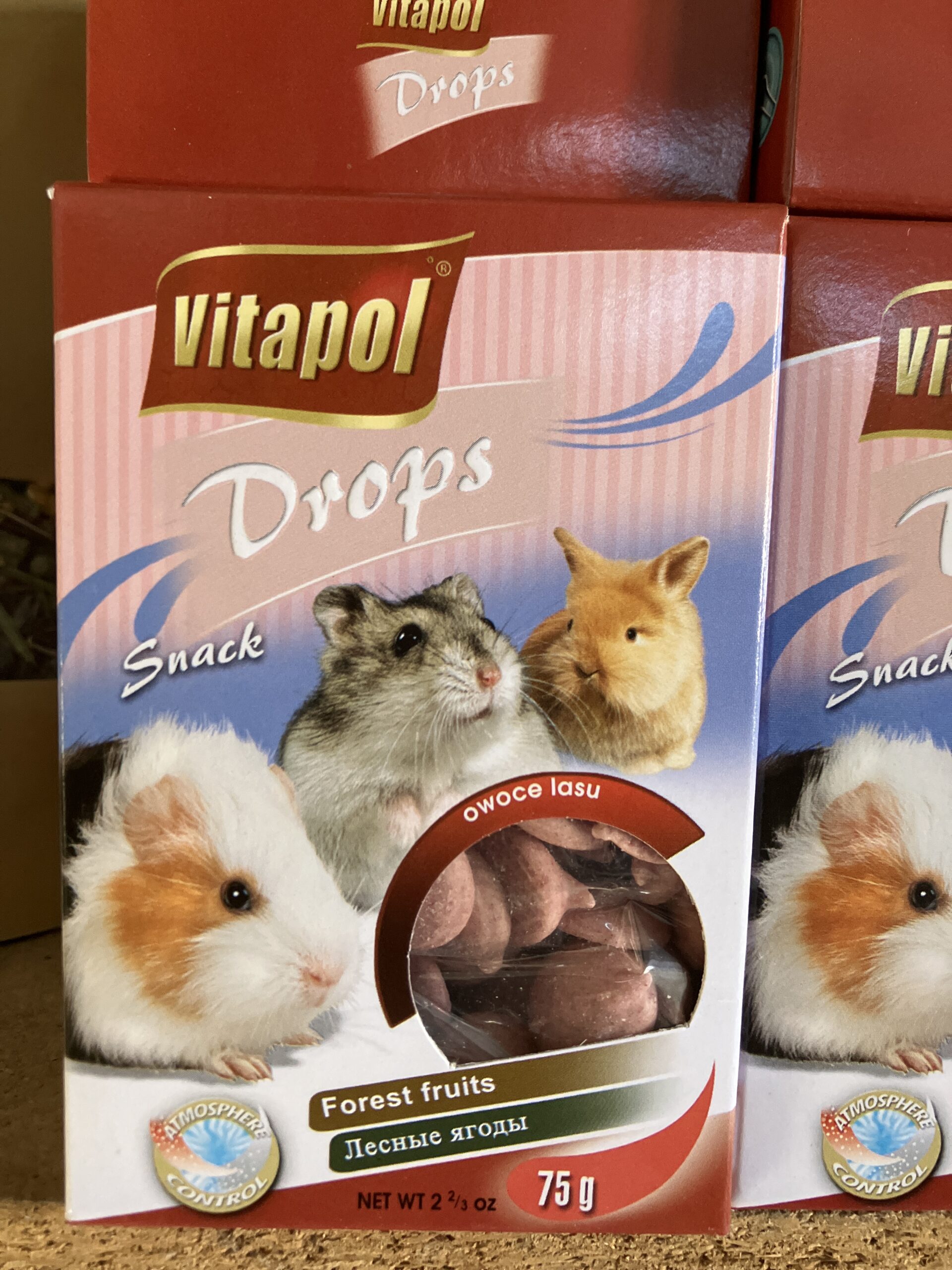 Forest fruits drops rodents & rabbit 75g