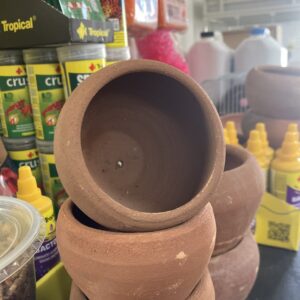 Macetero de greda chico