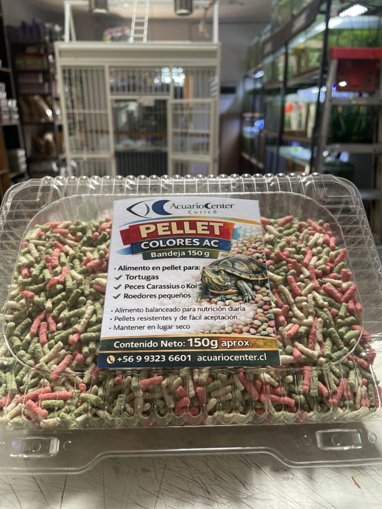 Pellet Tortuga/Peces/Roedores AC bandeja 150g