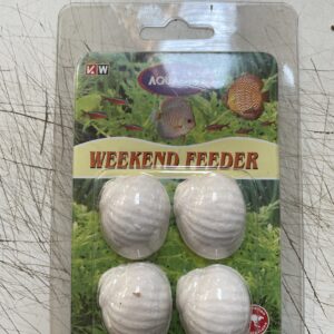 Alimento compacto de fin de semana peces