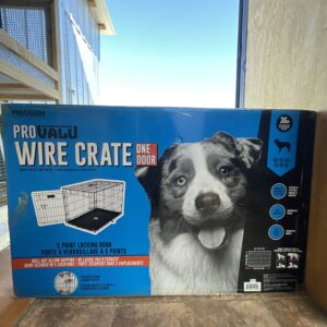 Jaula perro L caja azul 27KG