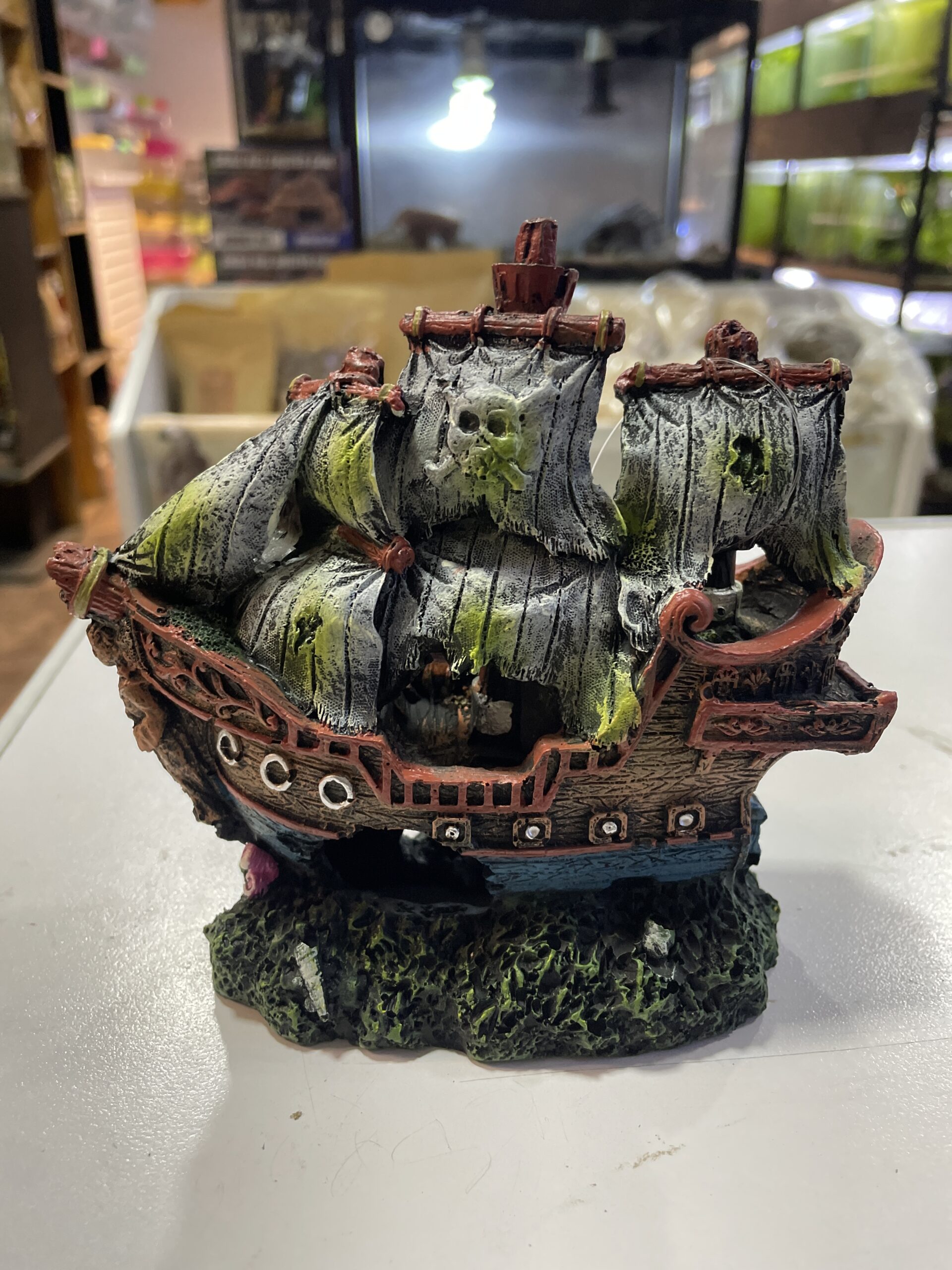 Adorno barco 15x6.7x14cm