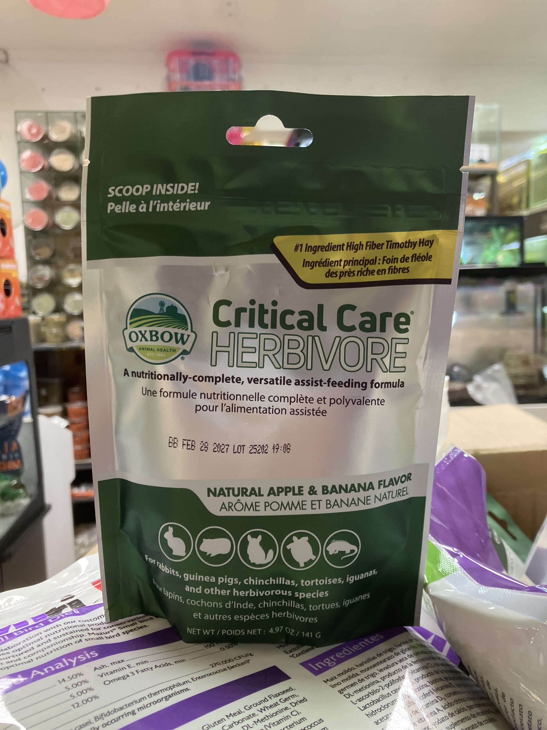 Alimento de recuperacion critical care man-ban 141gr