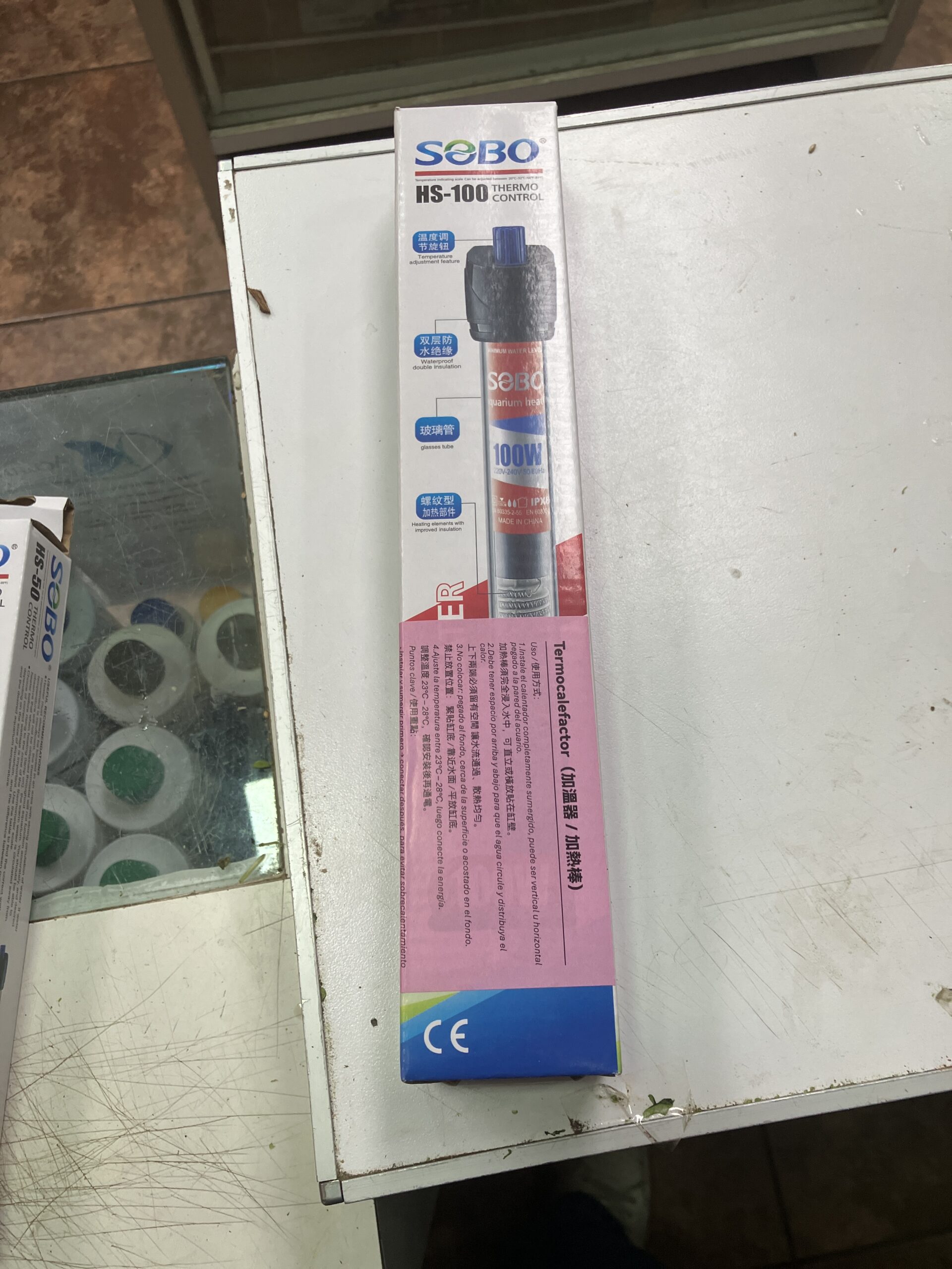 Termocalefactor 100w vidrio duro y temperatura preciso
