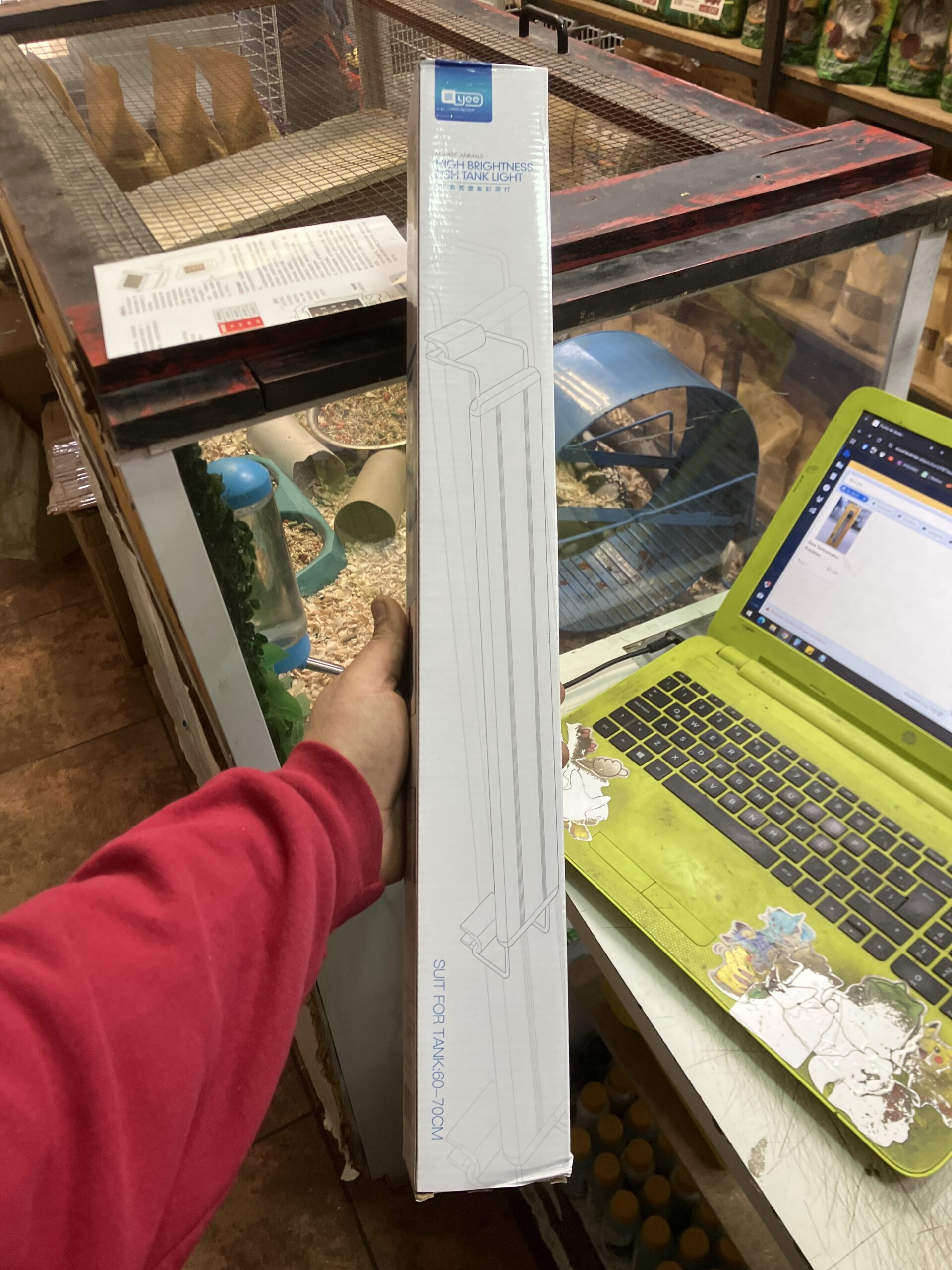 Luz Led Azul/Blanca Led 16w 58-67cm