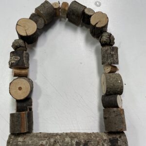 columpio madera ave grande