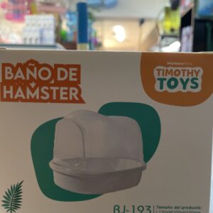 baño para hamster 13x10x10