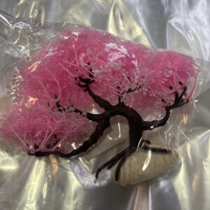 Arbol acuatico bonsai flor Rosa 12cm